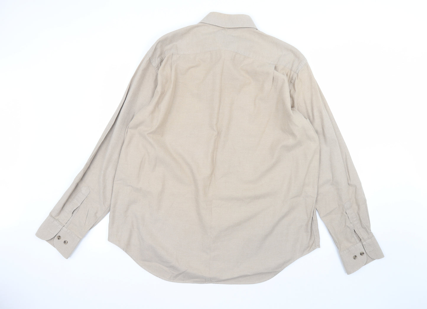 Marks and Spencer Mens Brown    Dress Shirt Size 17