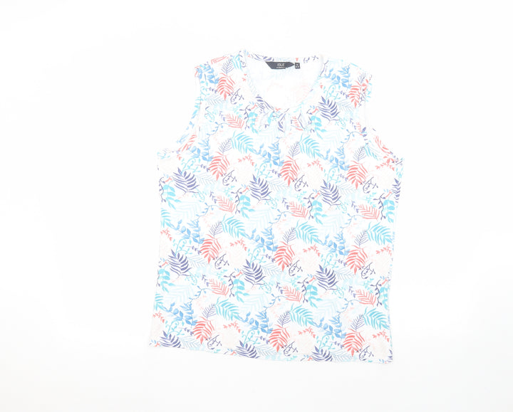 EWM Womens White   Basic Tank Size M