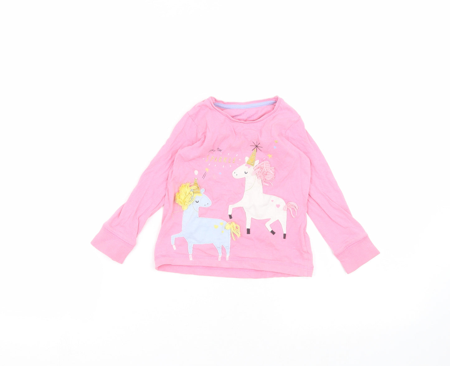 Mothercare Baby Pink   Basic T-Shirt Size 12-18 Months