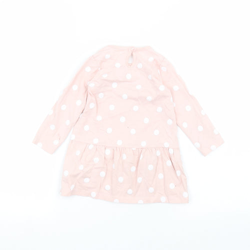 George Baby Pink Polka Dot  A-Line  Size 12-18 Months