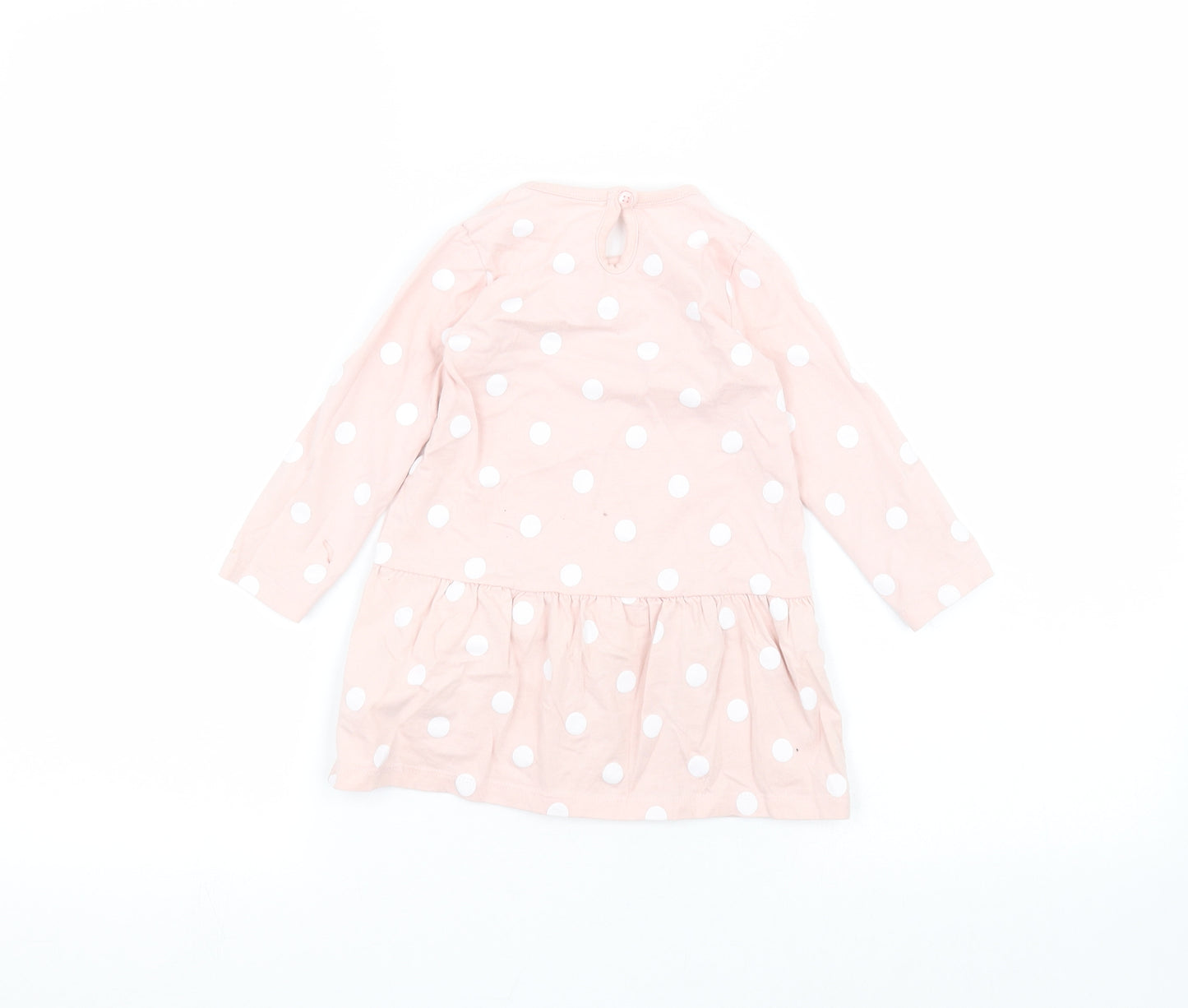 George Baby Pink Polka Dot  A-Line  Size 12-18 Months