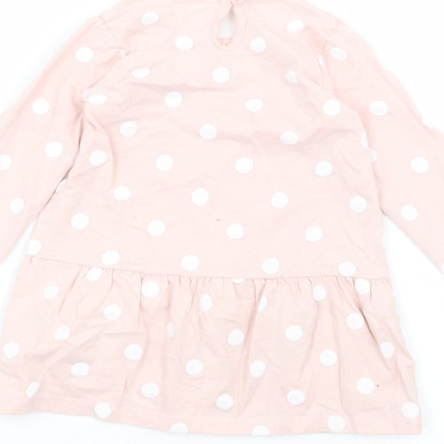 George Baby Pink Polka Dot  A-Line  Size 12-18 Months