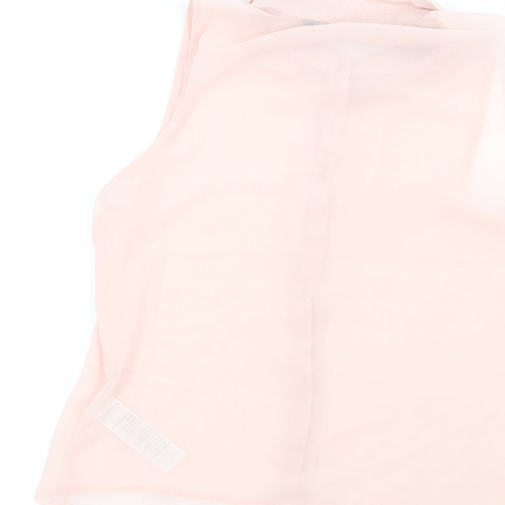 New Look Womens Pink   Basic Button-Up Size 12