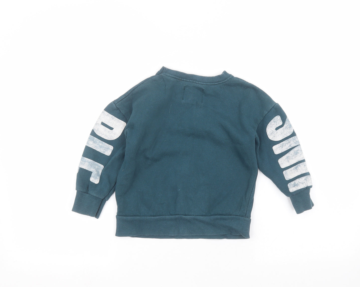 Zara Boys Blue   Pullover Jumper Size 5 Years