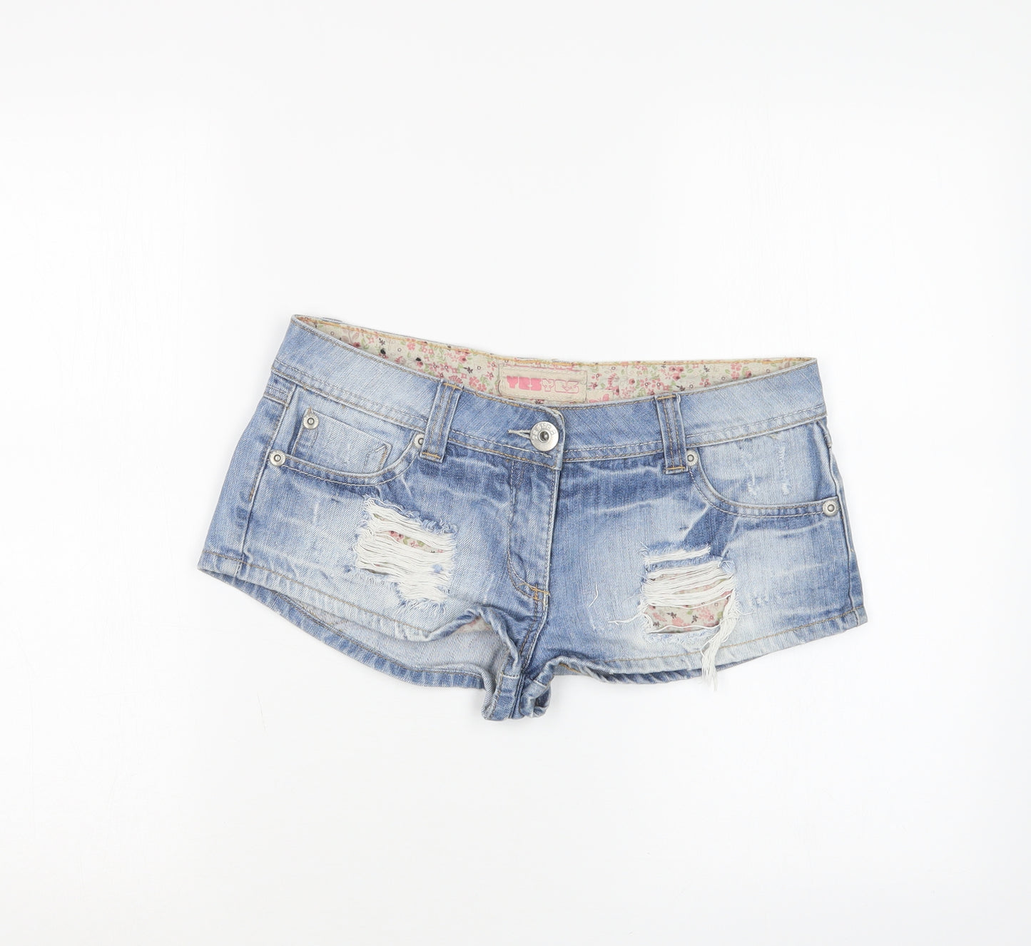 yes yes Womens Blue   Hot Pants Shorts Size 10