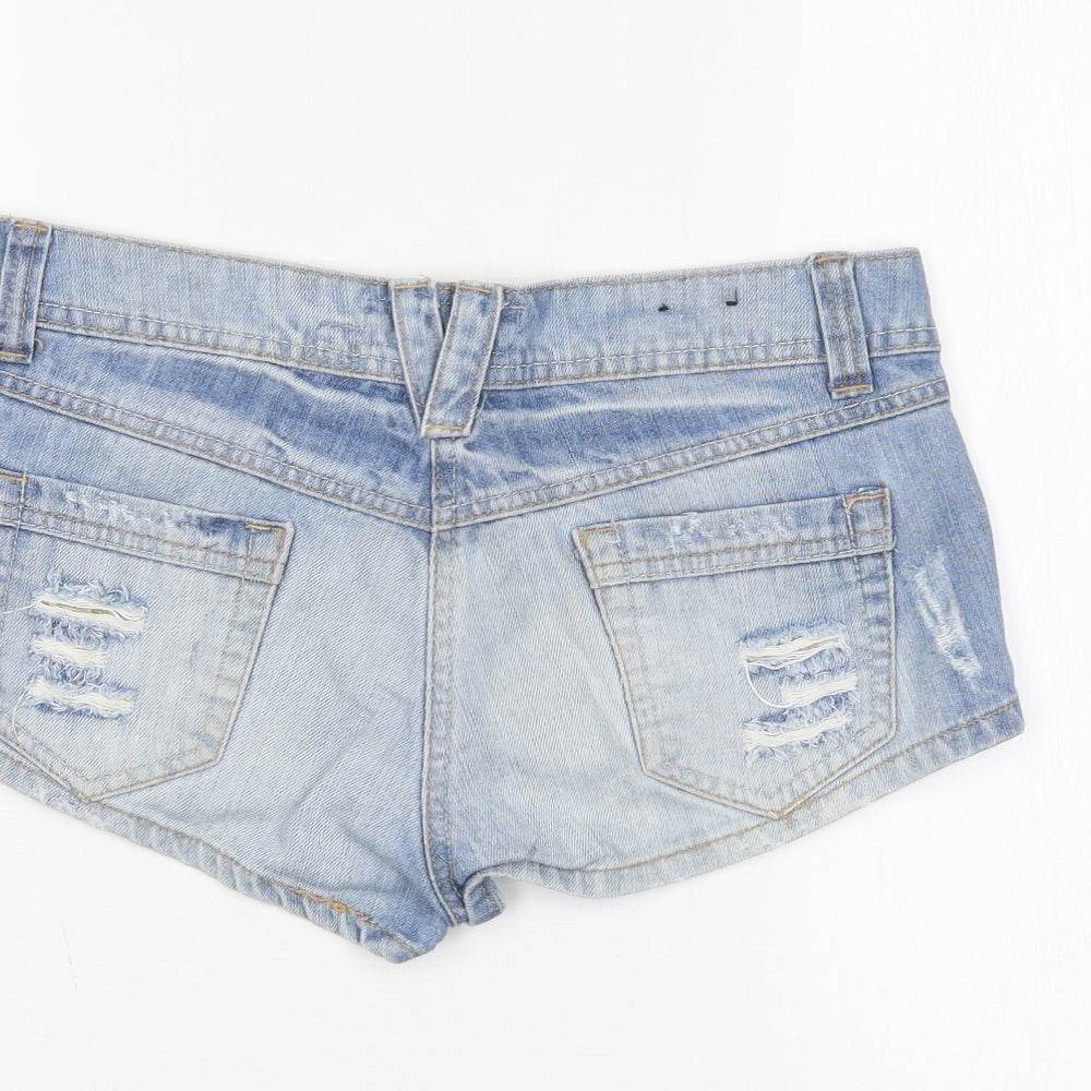yes yes Womens Blue   Hot Pants Shorts Size 10