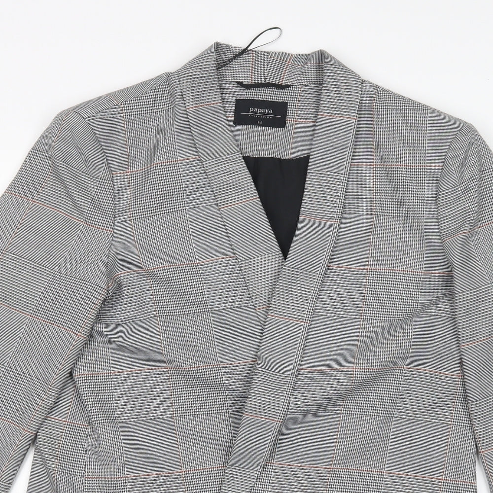 Papaya Womens Grey   Jacket  Size 14