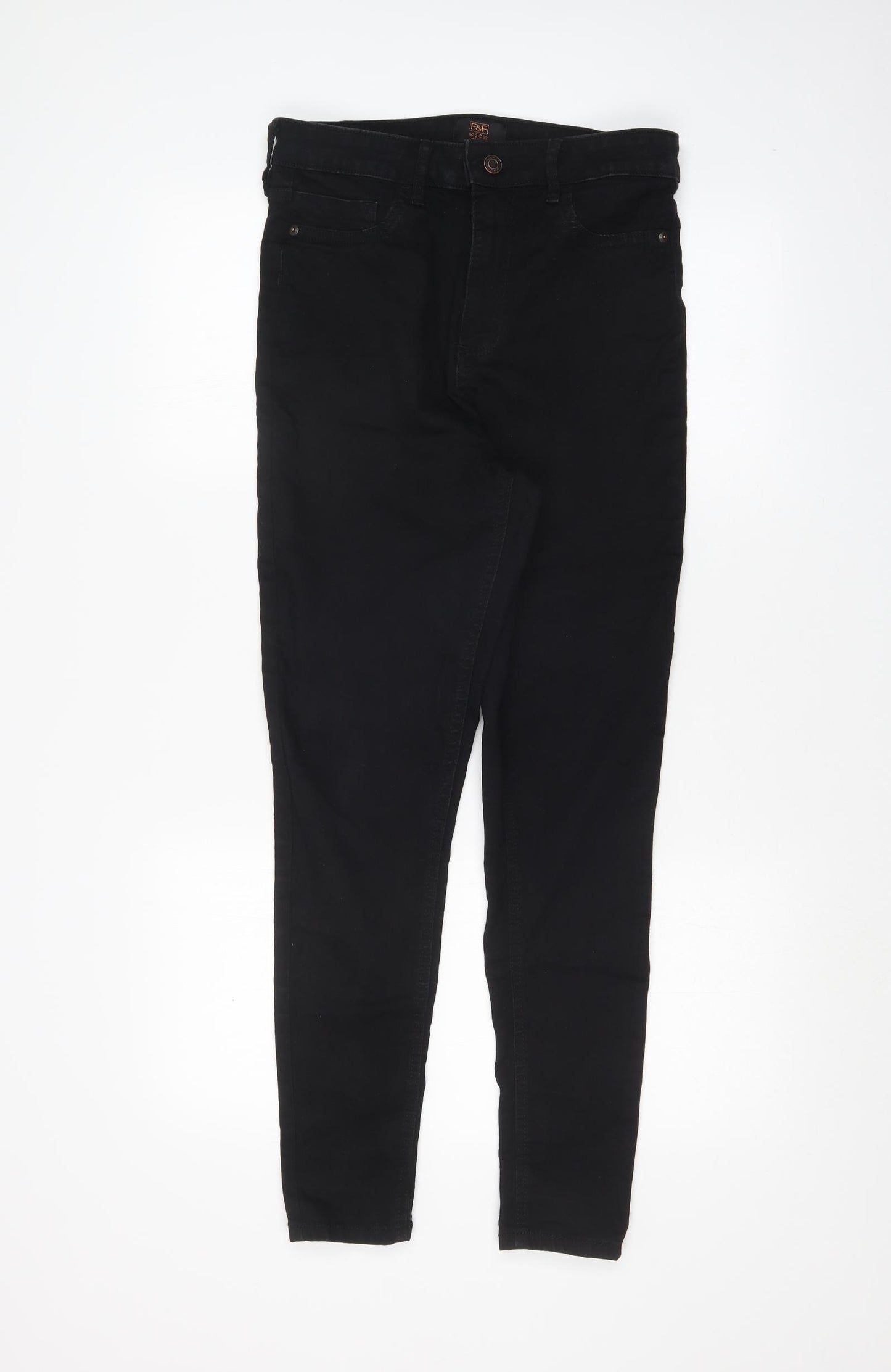 F&F Womens Black   Skinny Jeans Size 12 L30 in