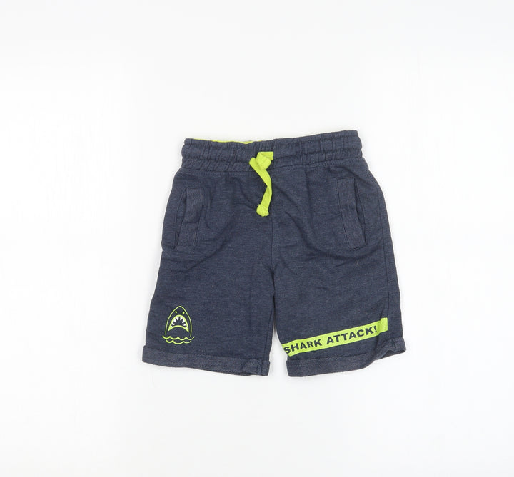 x-mail Boys Blue   Sweat Shorts Size 5-6 Years