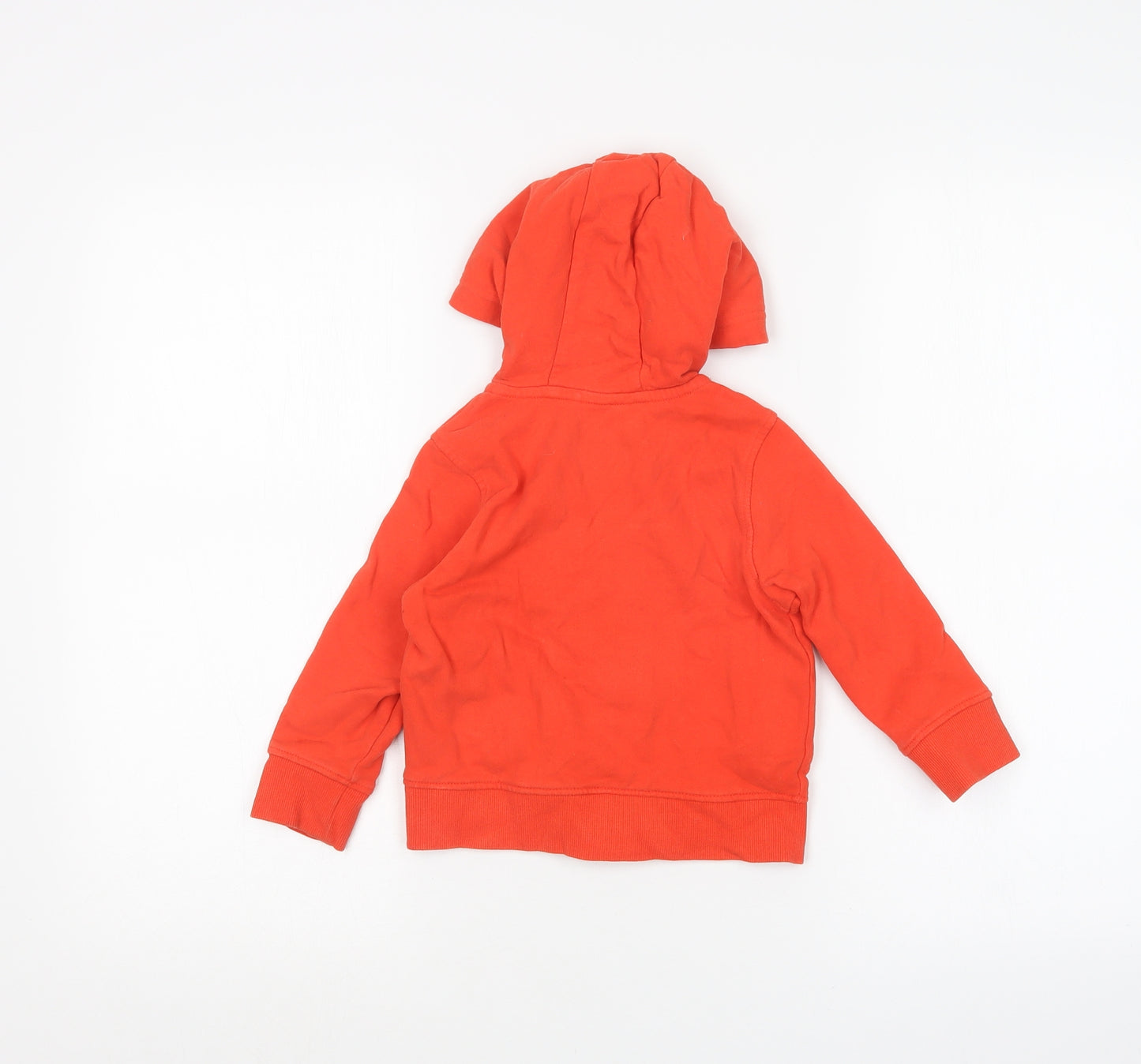 Mini Club Boys Orange   Full Zip Hoodie Size 2-3 Years
