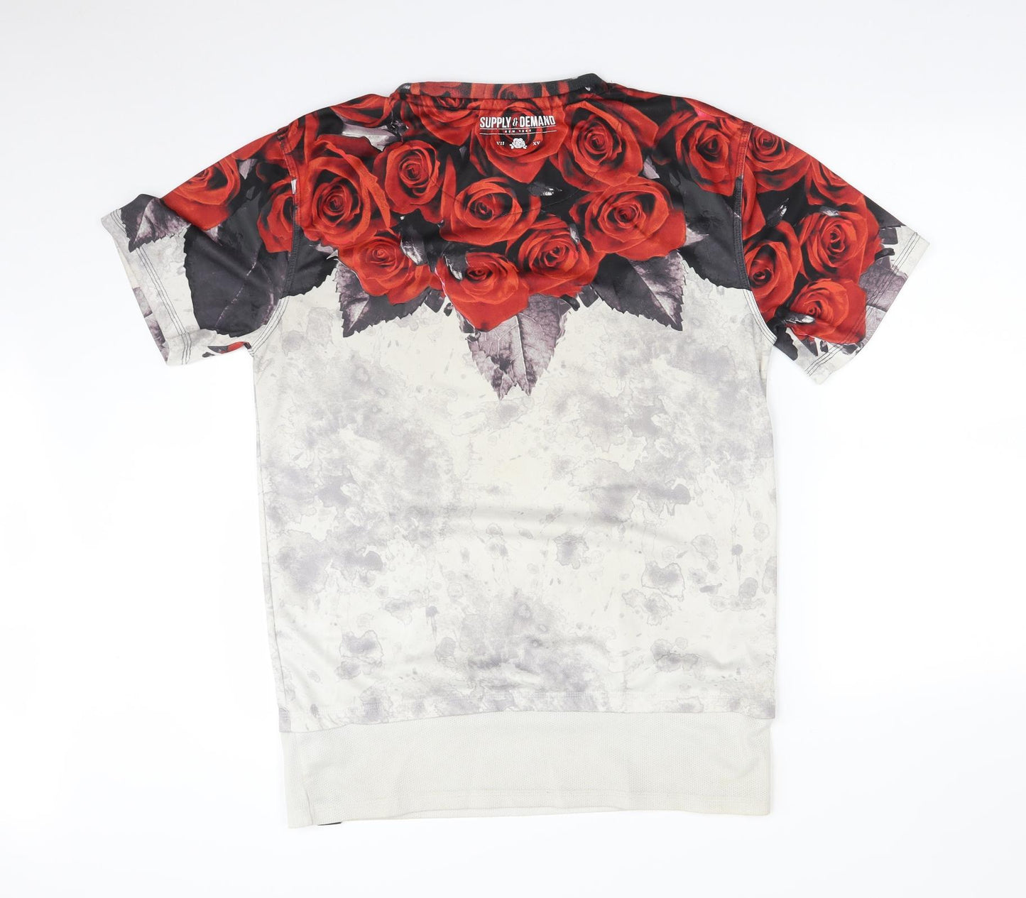 SUPPLY&DEMAND Mens Multicoloured Floral   T-Shirt Size M  - RUTHLESS