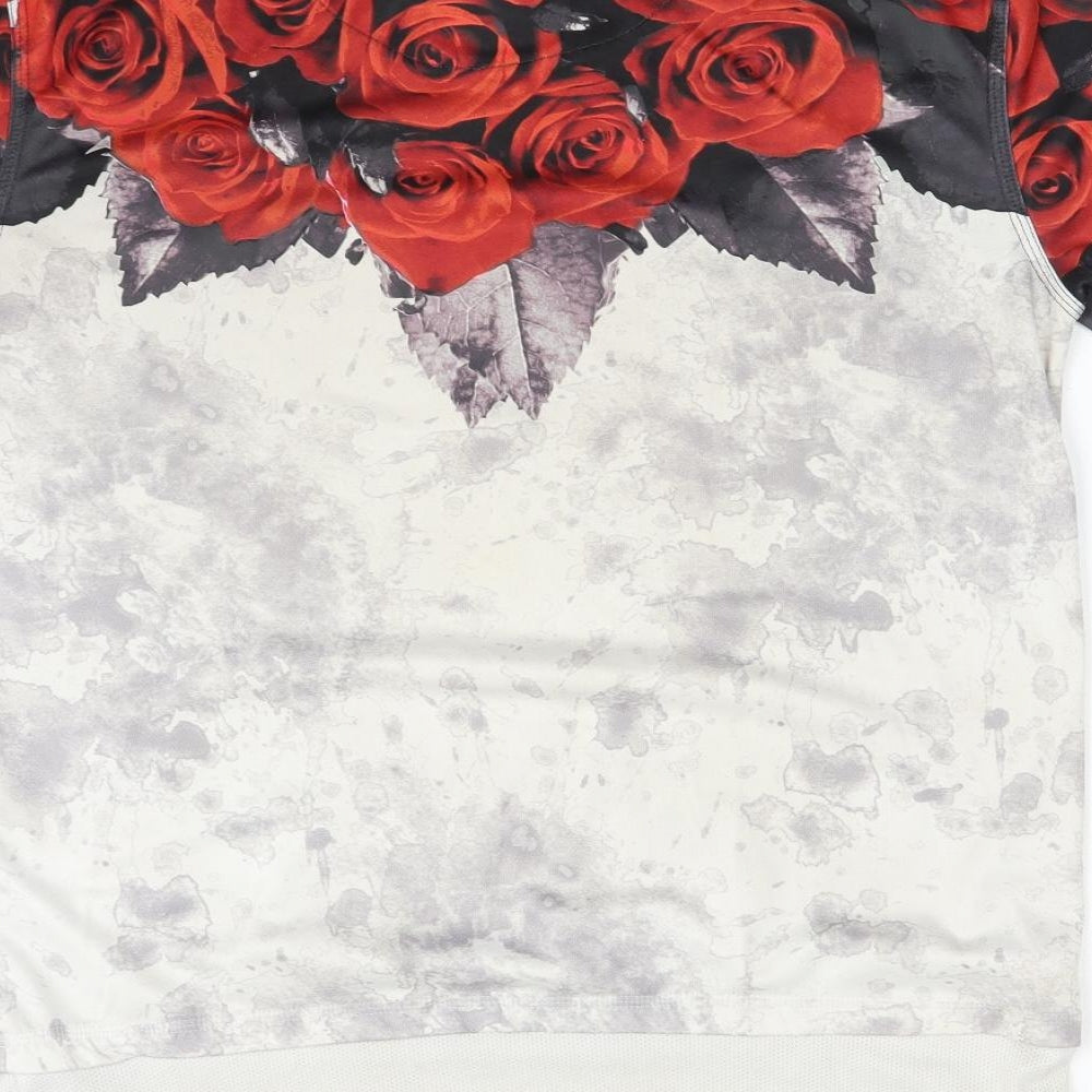 SUPPLY&DEMAND Mens Multicoloured Floral   T-Shirt Size M  - RUTHLESS