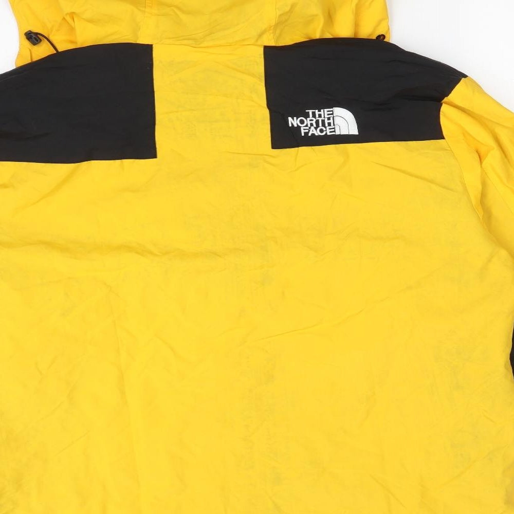 The North Face Mens Yellow   Overcoat Coat Size L  - SUPREME