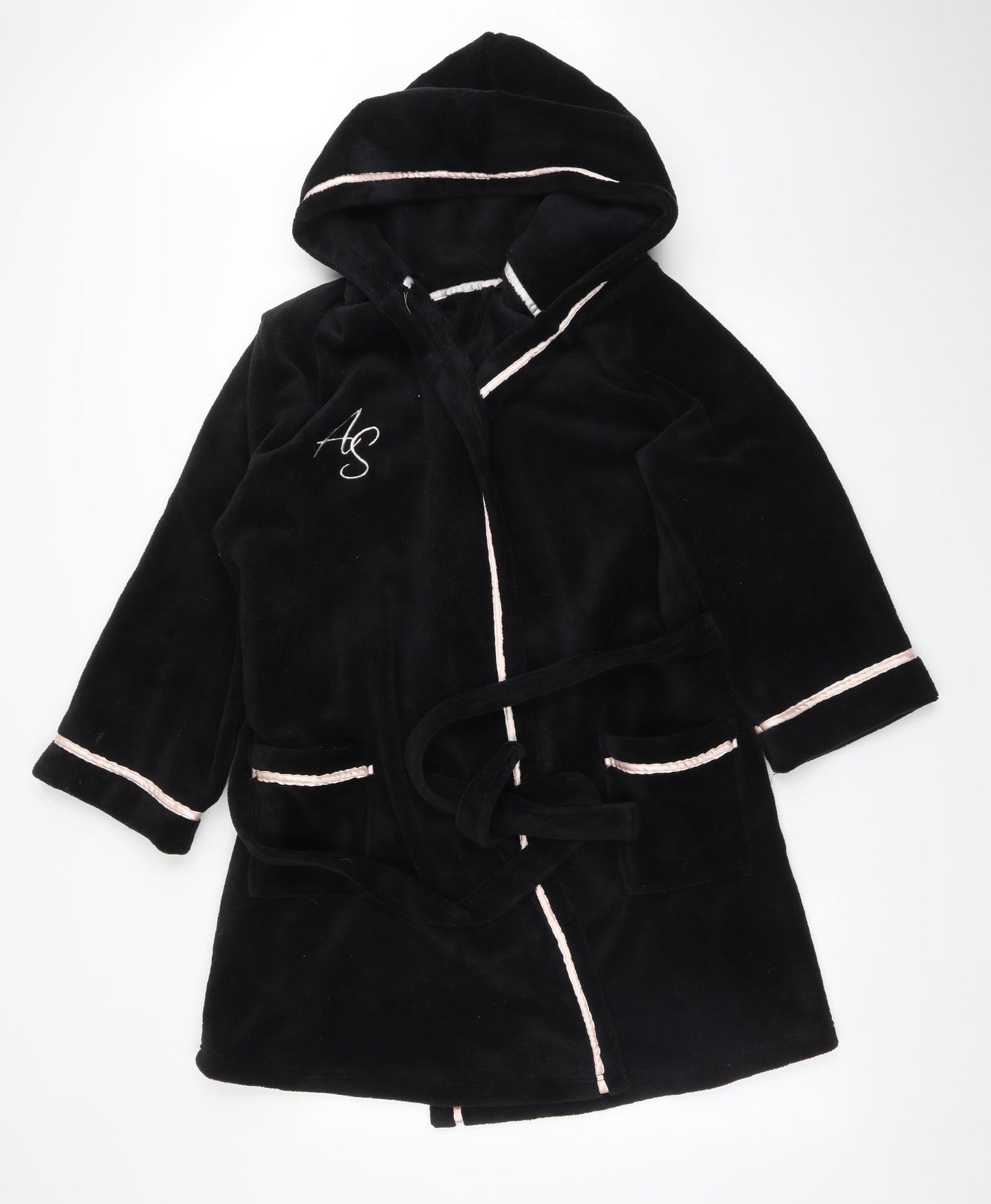 Ann Summers Womens Black Solid   Robe Size M
