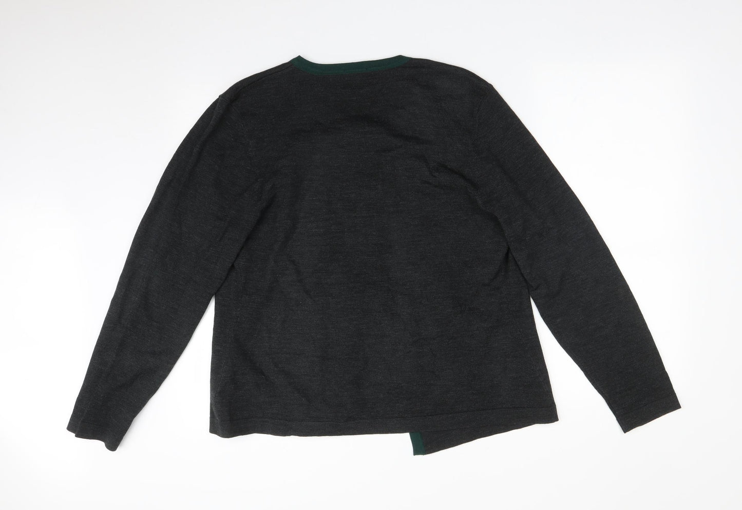 DIMENSION Womens Grey   Cardigan Jumper Size 18