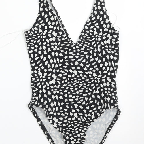 Miss Selfridge Womens Multicoloured Animal Print  Bodysuit One-Piece Size 4
