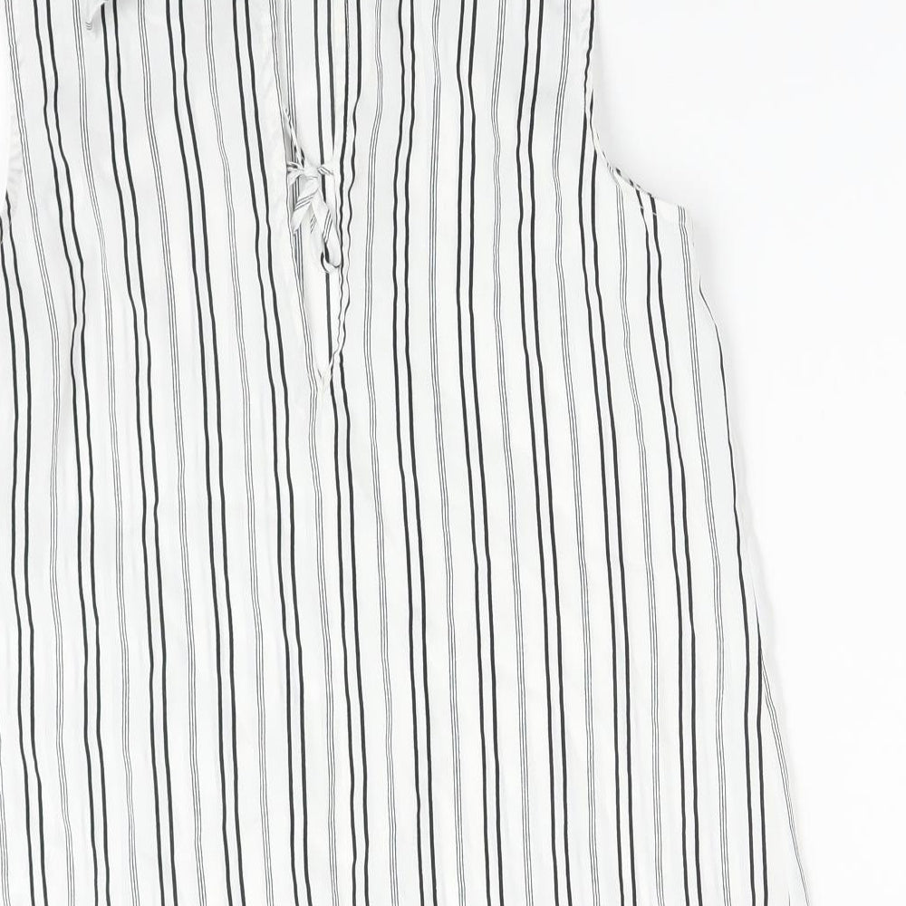 New Look Womens Multicoloured Striped  Basic Tank Size 8