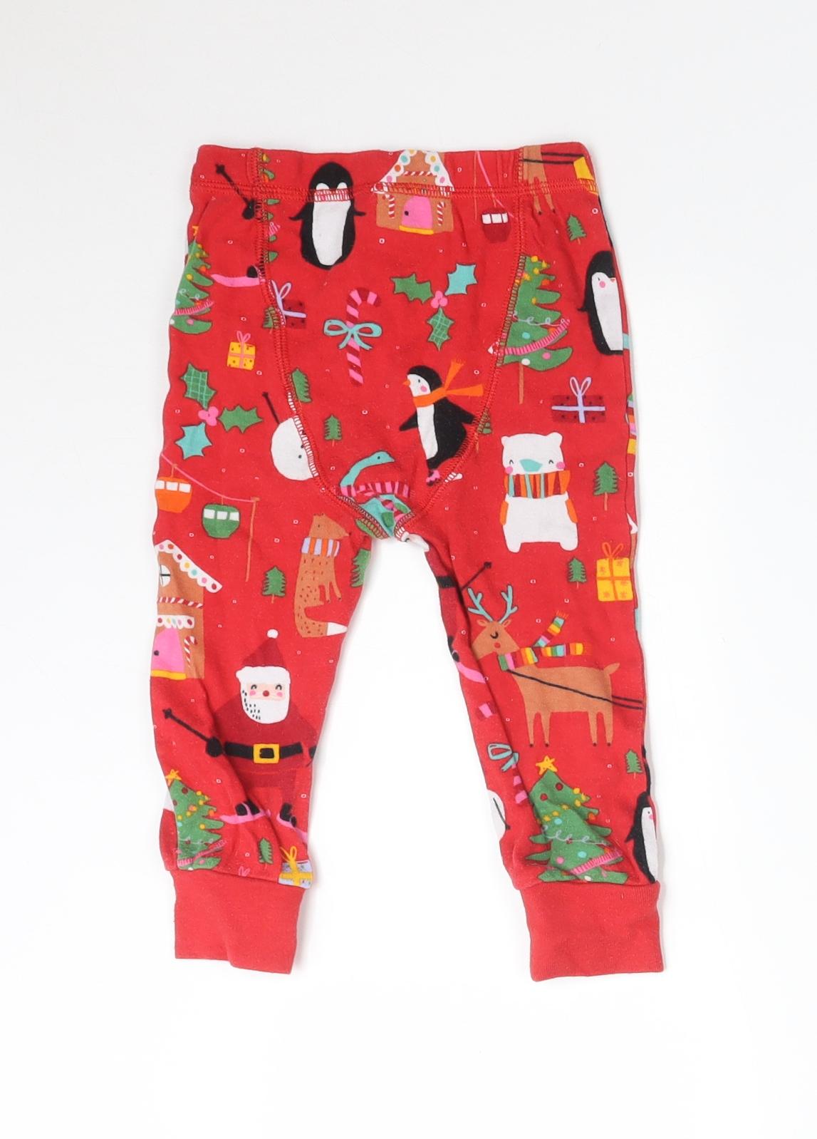 NEXT Baby Red    Trousers Size 12-18 Months  - CHRISTMAS