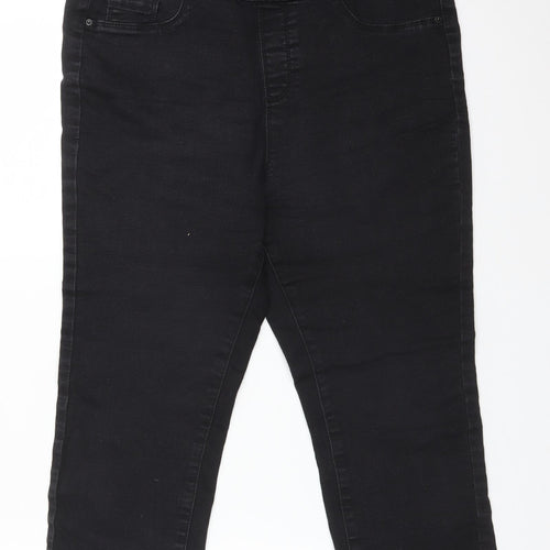 DENIM 365 Womens Black   Cropped Jeans Size 12