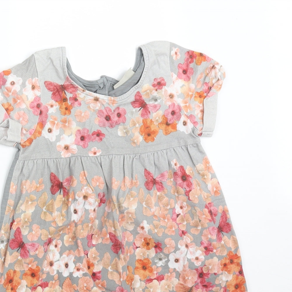 NEXT Girls Multicoloured Floral  Basic T-Shirt Size 5-6 Years