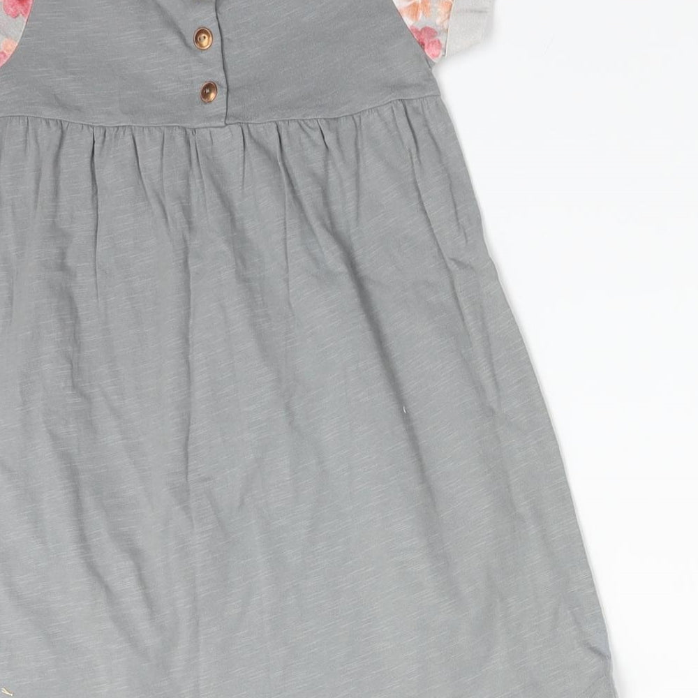 NEXT Girls Multicoloured Floral  Basic T-Shirt Size 5-6 Years