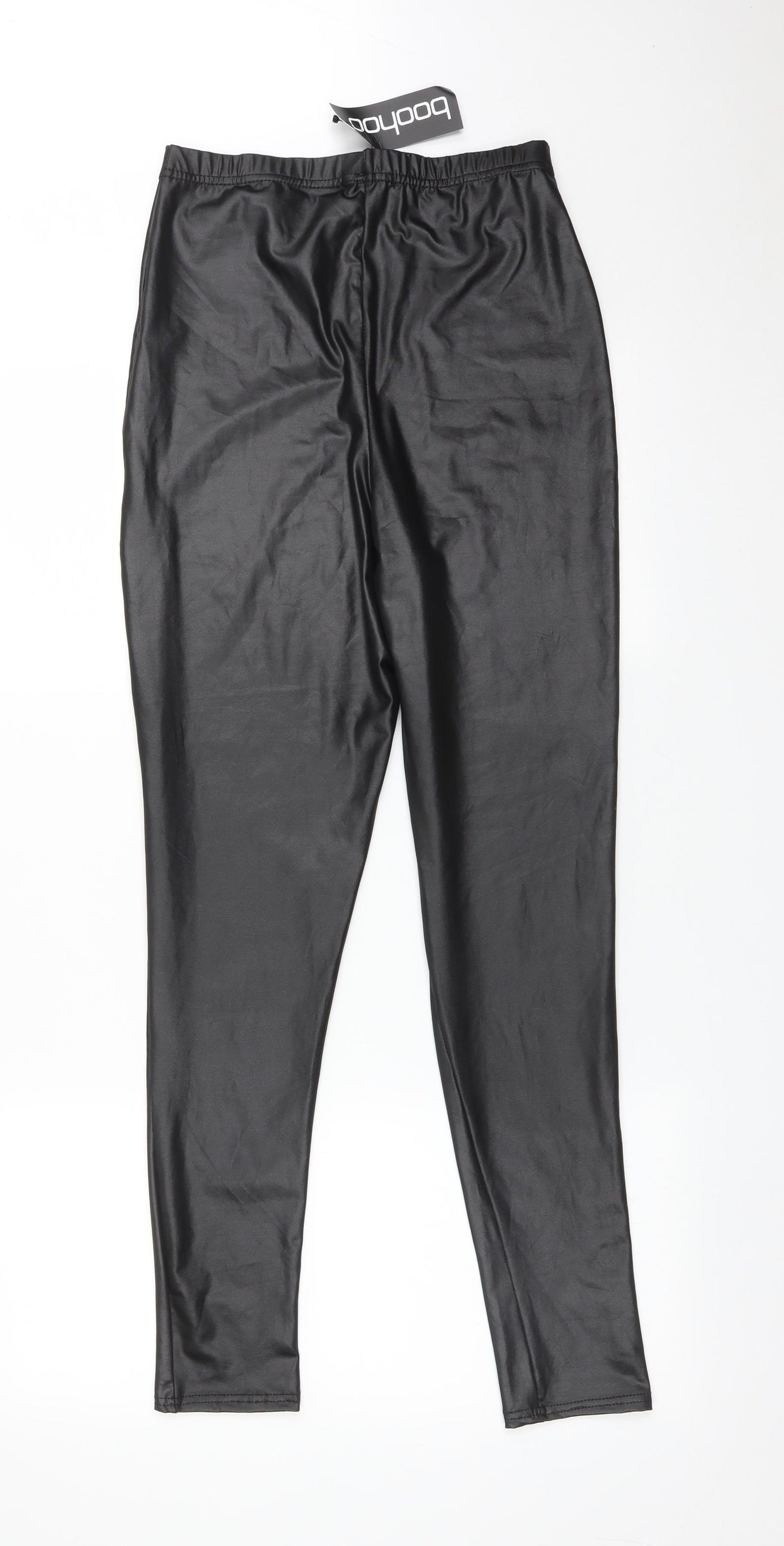 Boohoo Womens Black    Leggings Size 8 L28 in