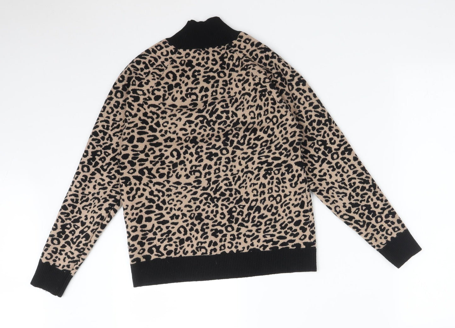ASOS Womens Multicoloured Animal Print  Basic T-Shirt Size 8