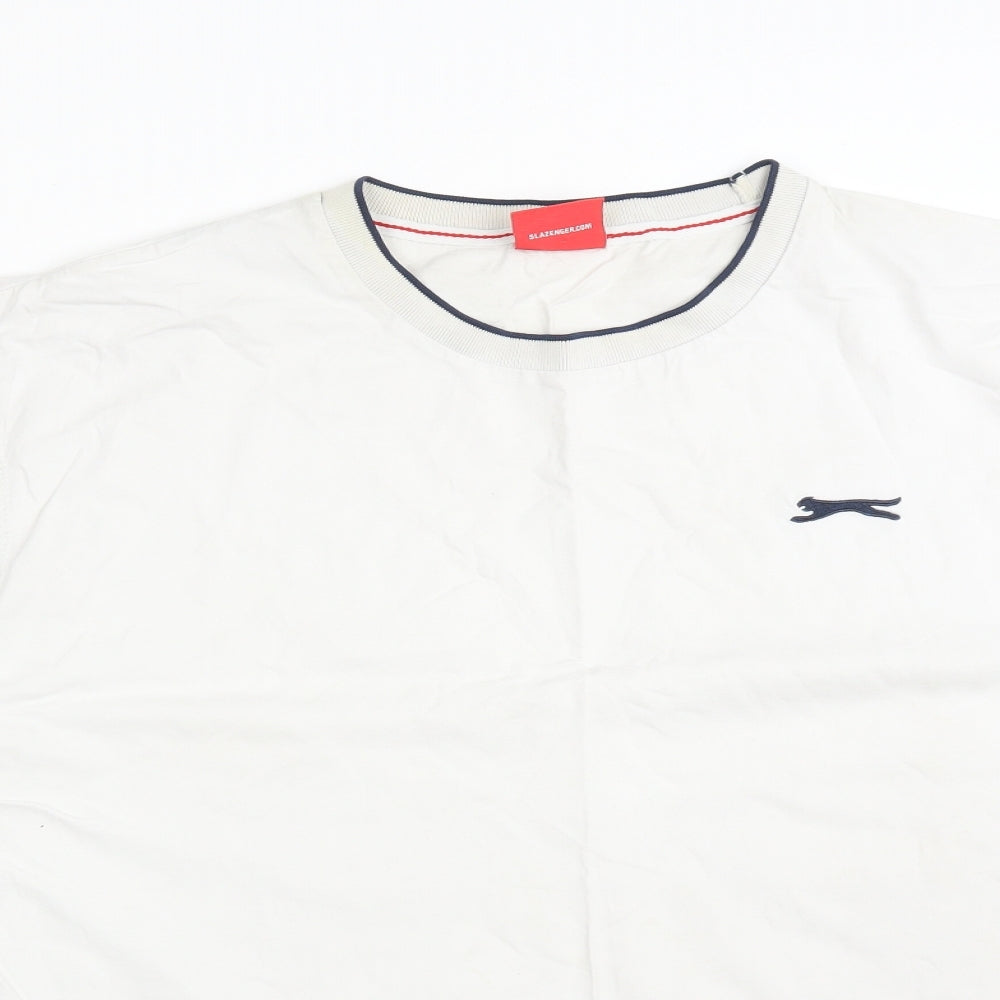 Slazenger Mens White    T-Shirt Size 3XL
