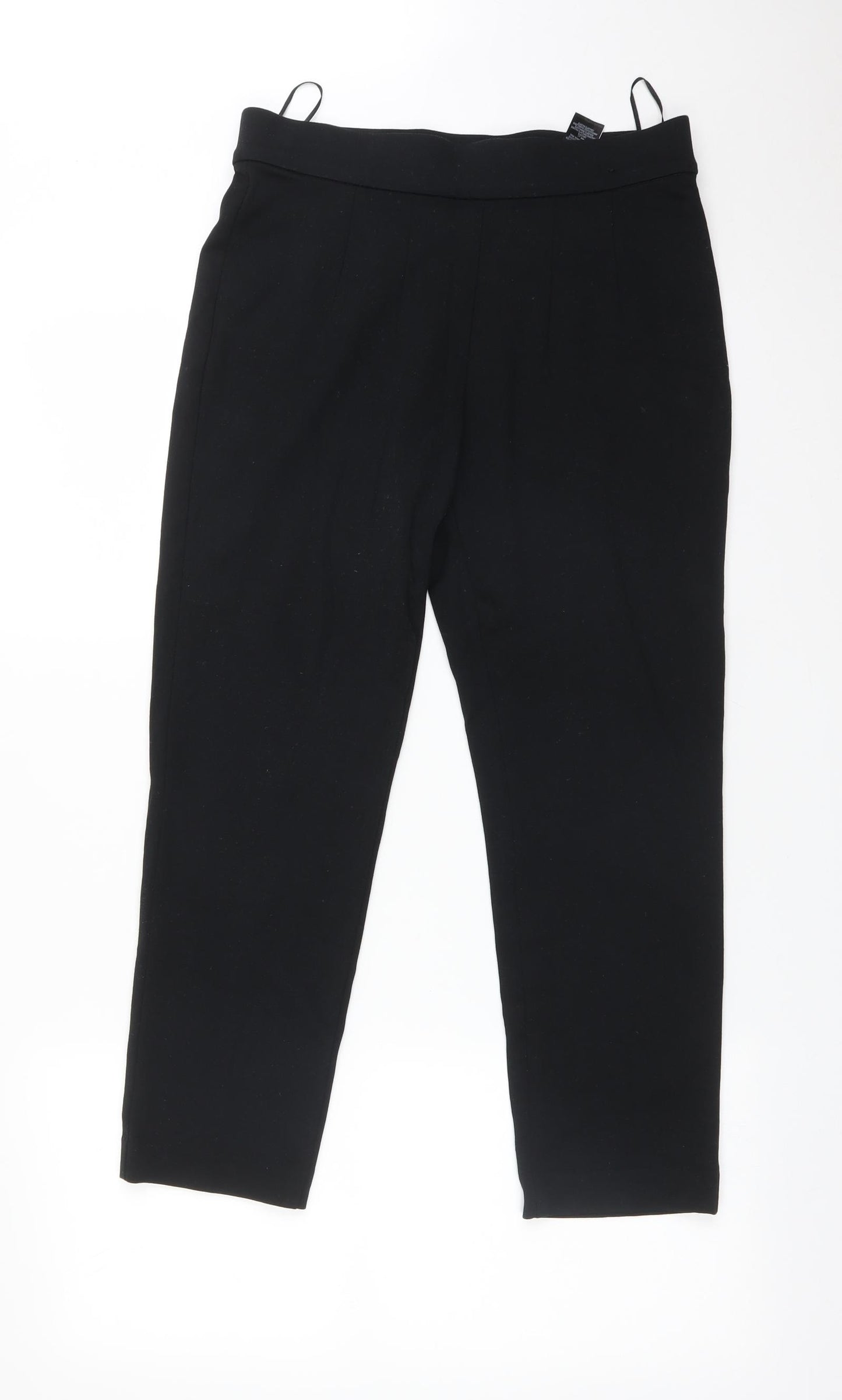 M&S Womens Black   Jegging Trousers Size 10 L23 in