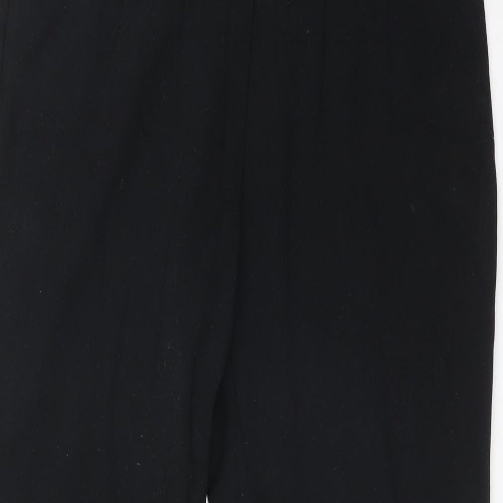 M&S Womens Black   Jegging Trousers Size 10 L23 in