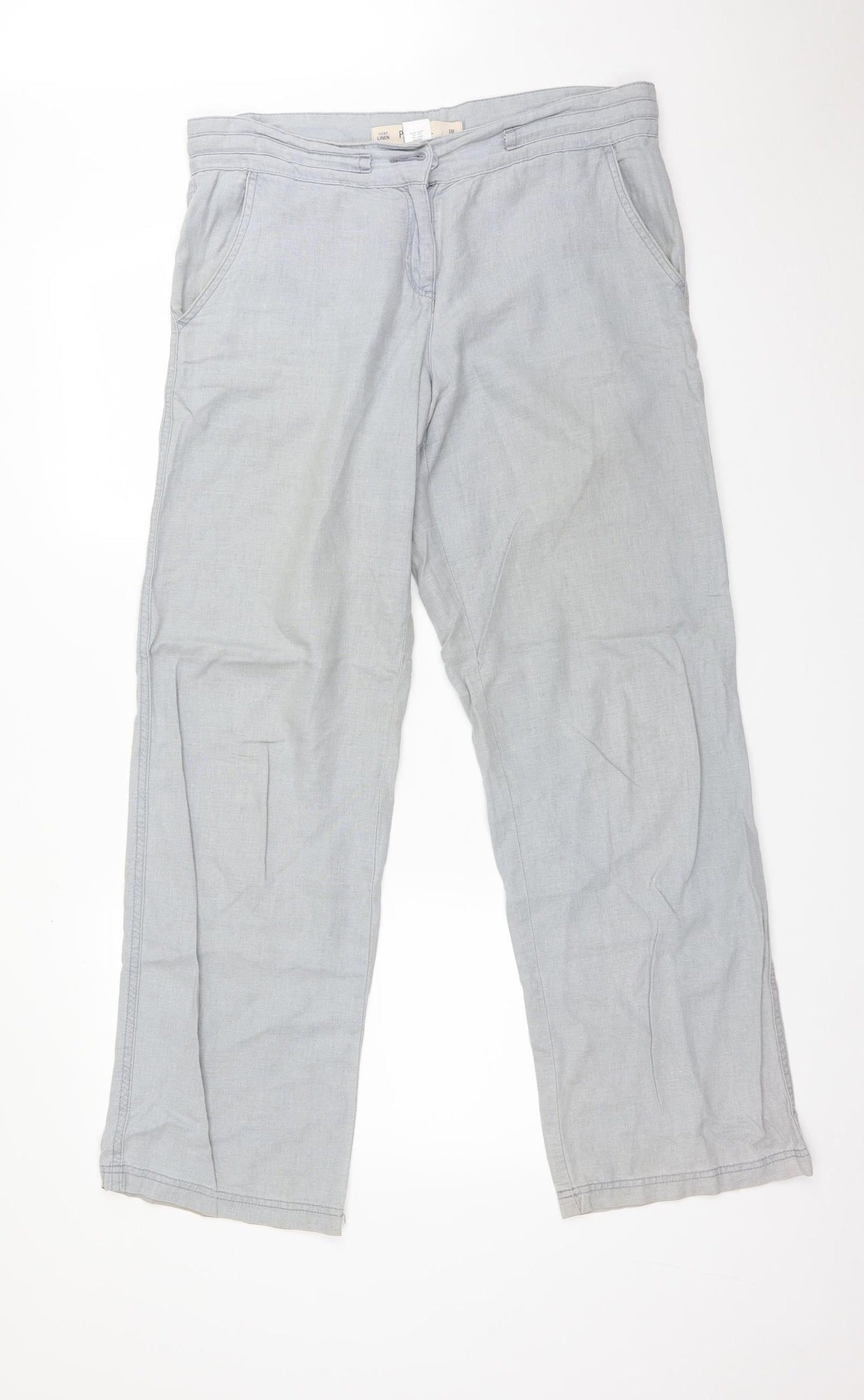 NEXT Womens Blue   Trousers  Size 10 L31 in