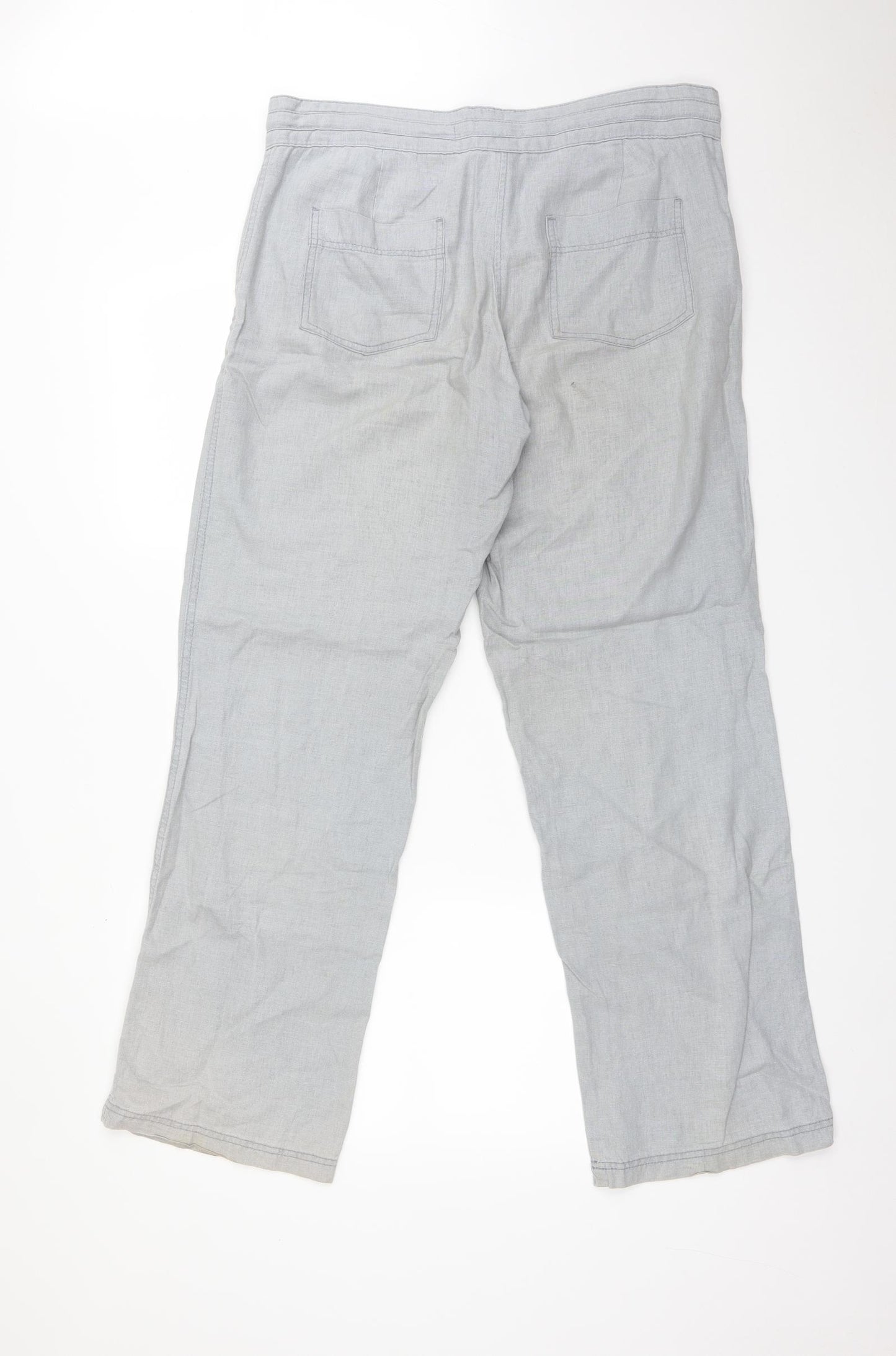 NEXT Womens Blue   Trousers  Size 10 L31 in