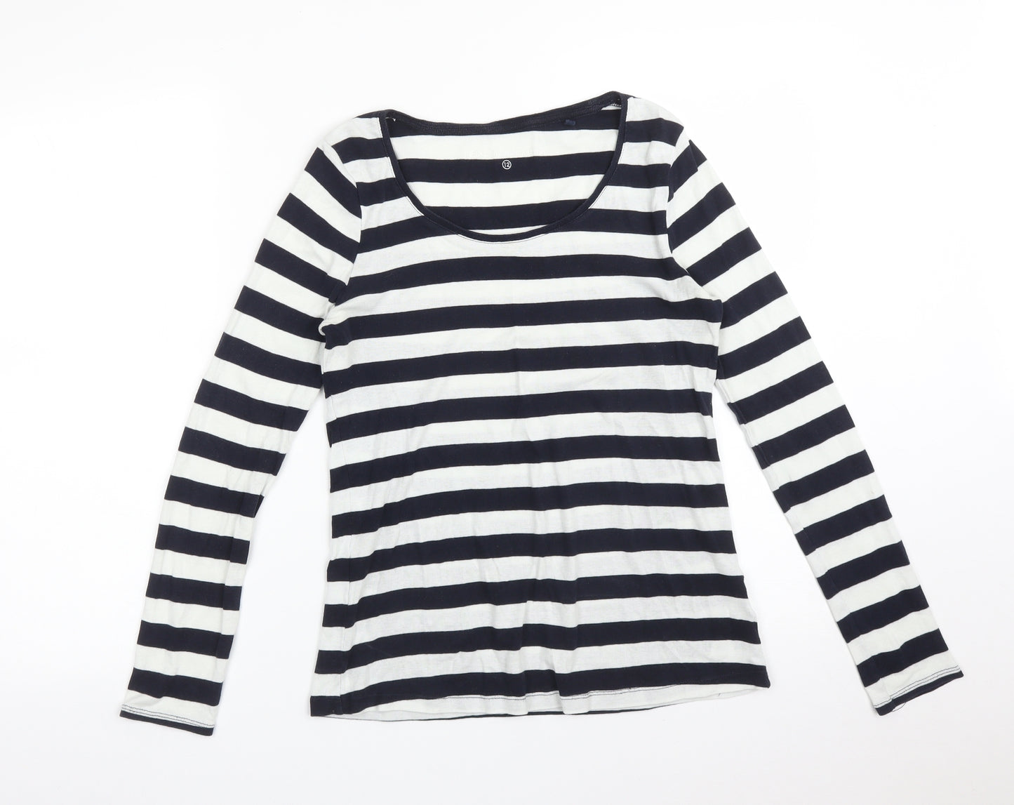 NEXT Womens Multicoloured Striped  Basic T-Shirt Size 12