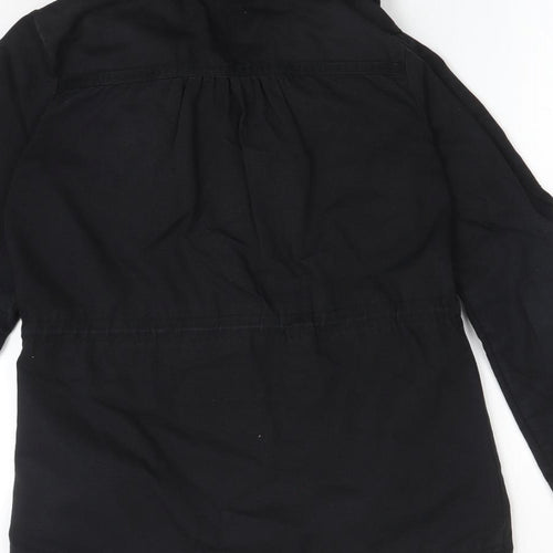 Ecote Womens Black   Parka Coat Size S