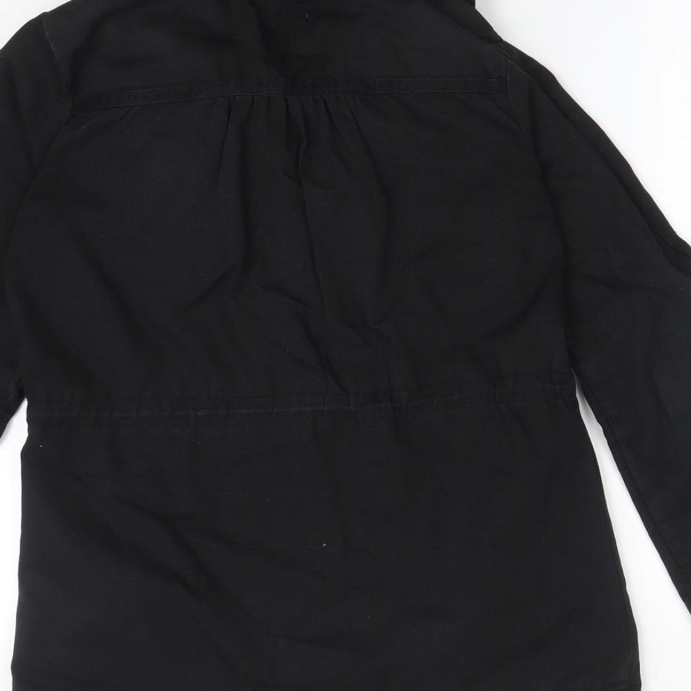 Ecote Womens Black   Parka Coat Size S