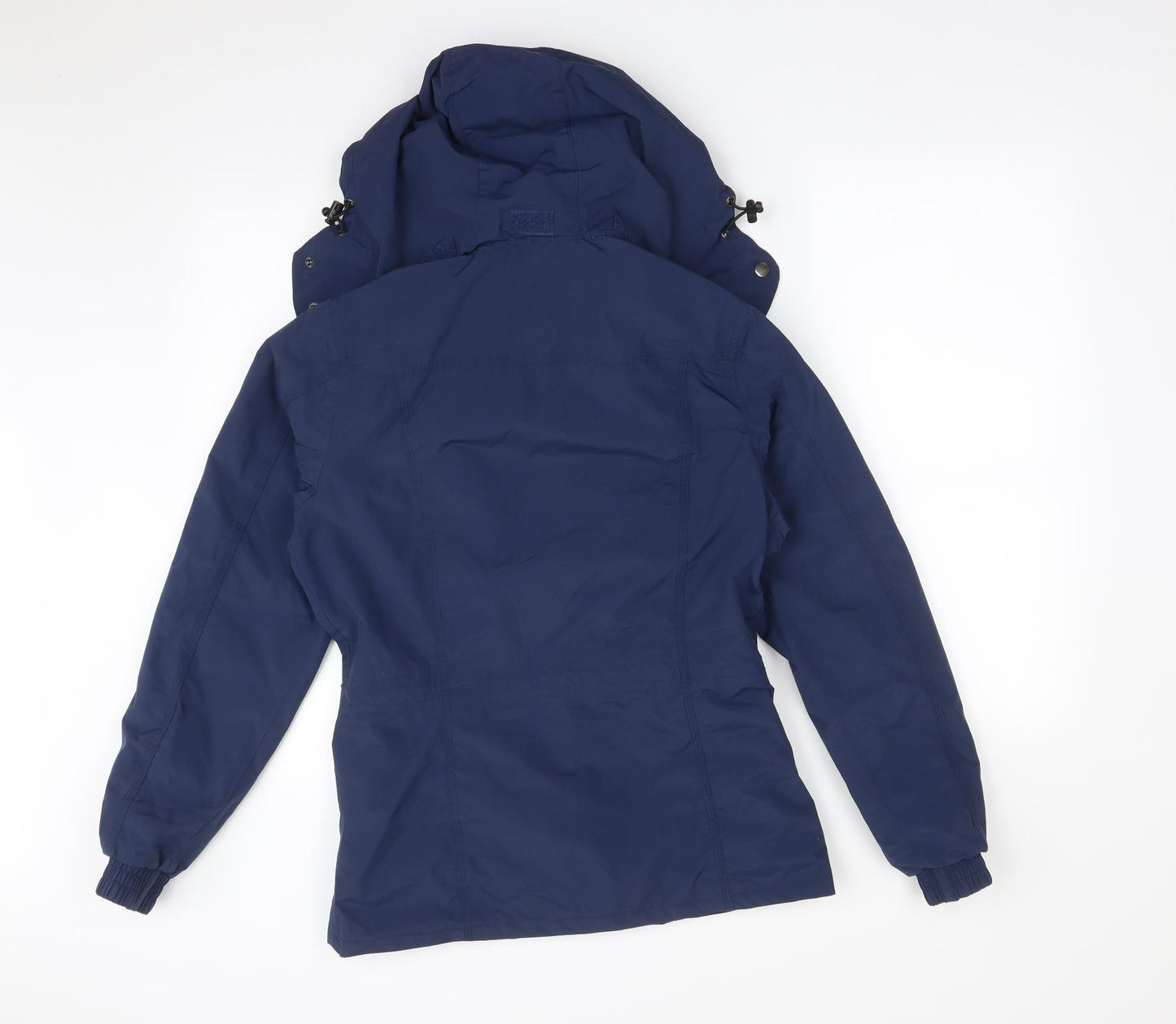 Crane Womens Blue   Overcoat Coat Size S