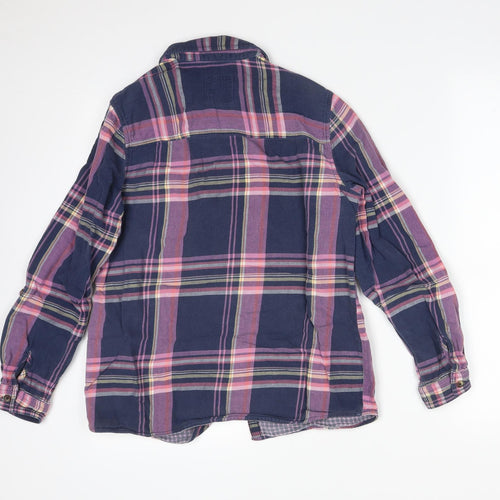 COUNTRY ROSE Womens Multicoloured Check  Basic Button-Up Size 12