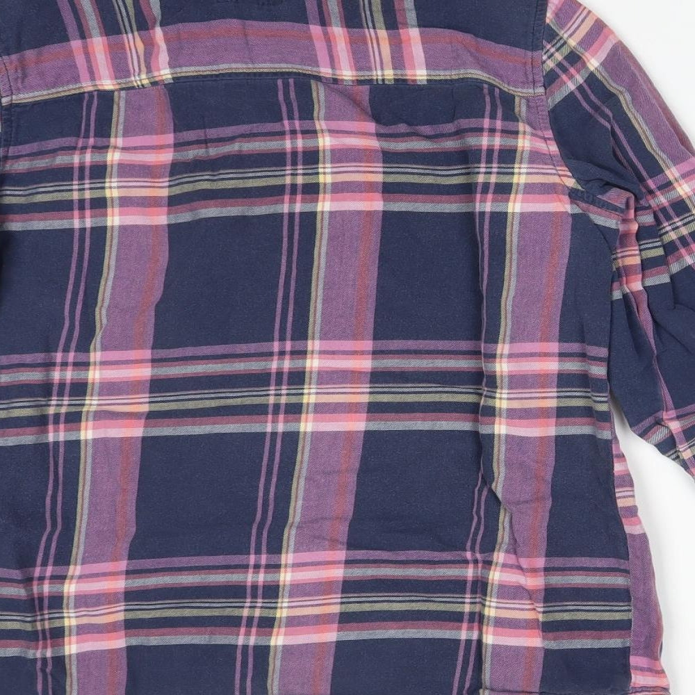 COUNTRY ROSE Womens Multicoloured Check  Basic Button-Up Size 12
