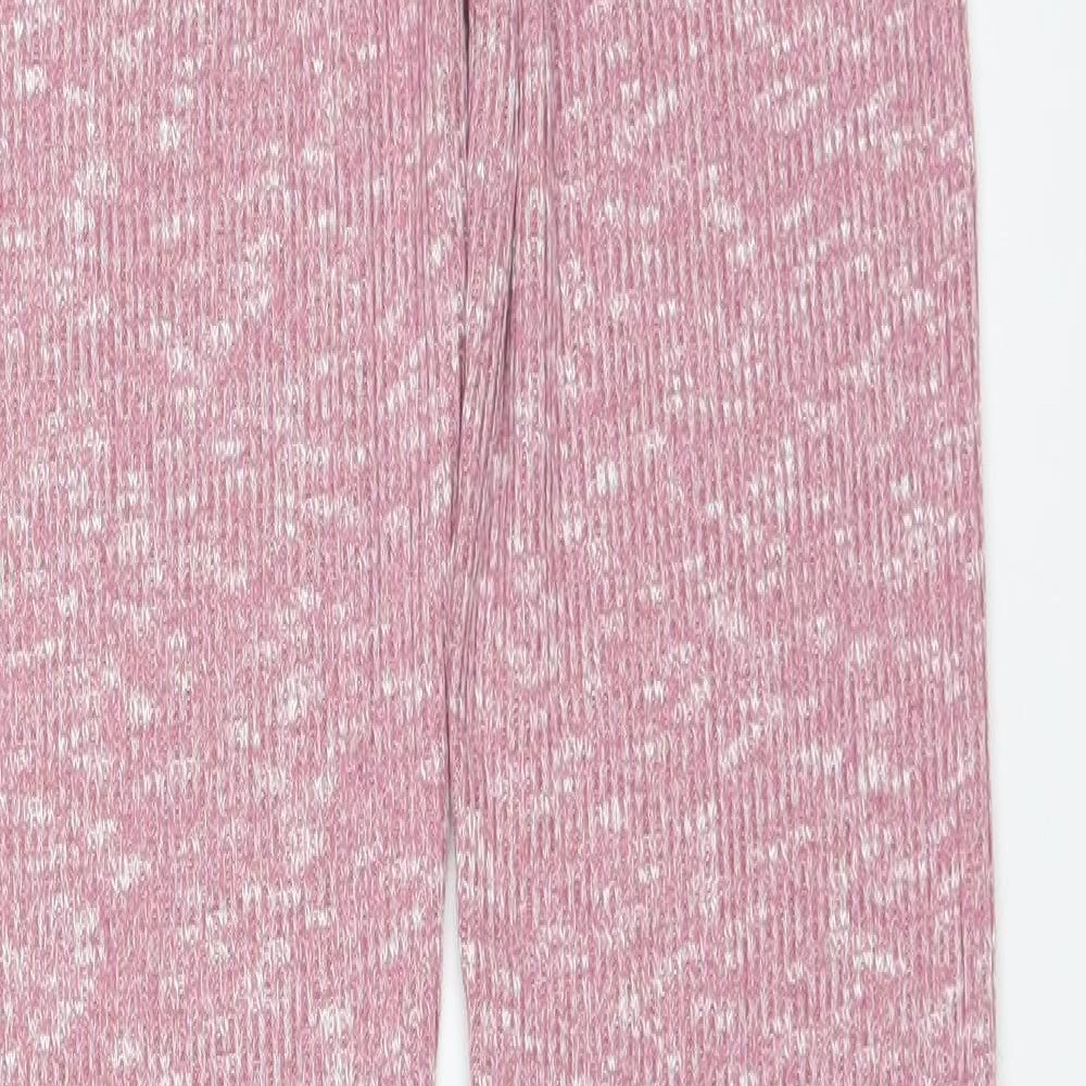 Gymshark Womens Pink Striped  Jogger Trousers Size S L28 in