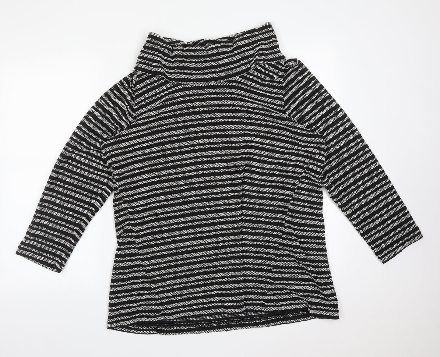 BONMARCHE Womens Multicoloured Striped  Basic T-Shirt Size 18