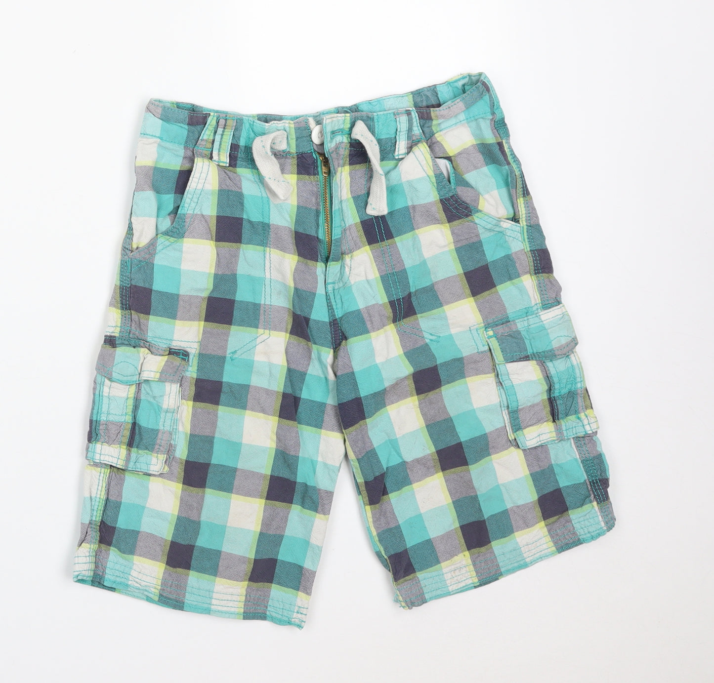 George Boys Multicoloured Check   Shorts Size 10-11 Years