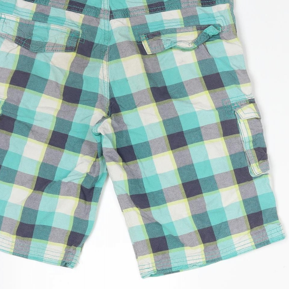 George Boys Multicoloured Check   Shorts Size 10-11 Years
