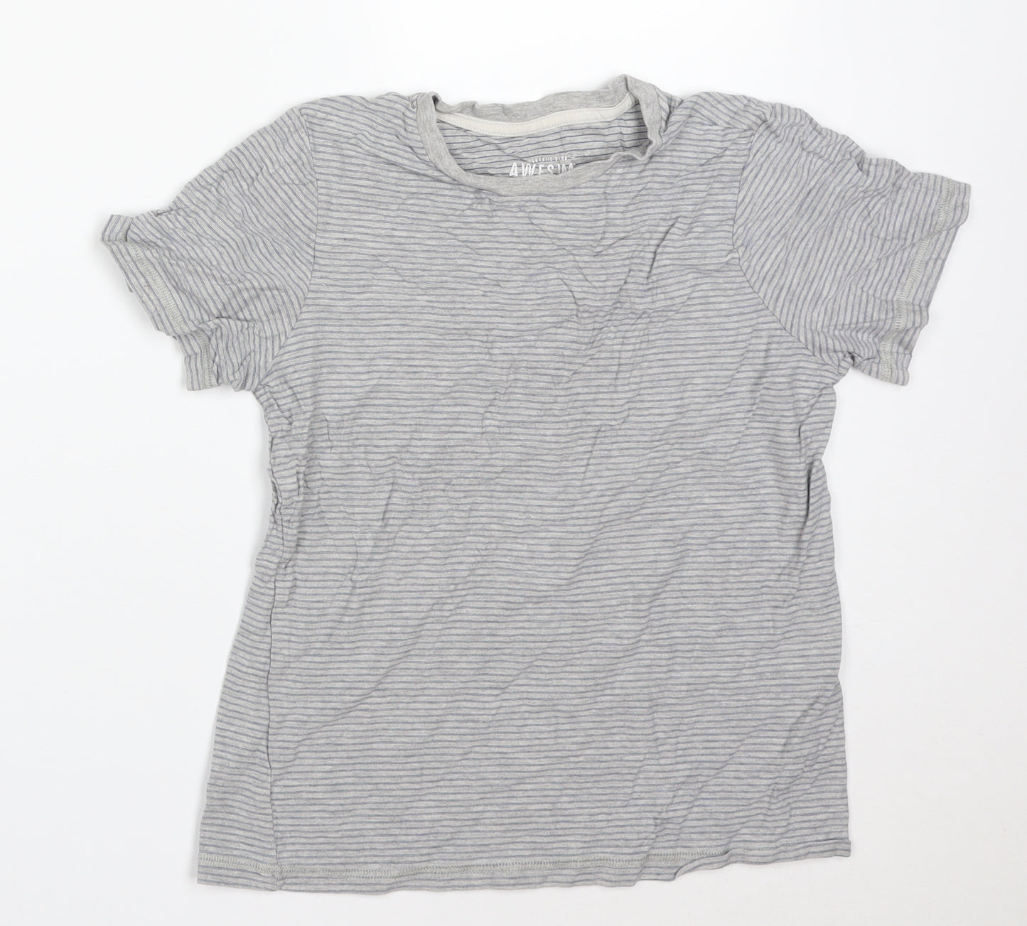 F&F Boys Multicoloured Striped  Basic T-Shirt Size 10-11 Years