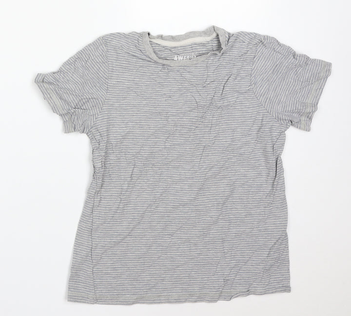 F&F Boys Multicoloured Striped  Basic T-Shirt Size 10-11 Years