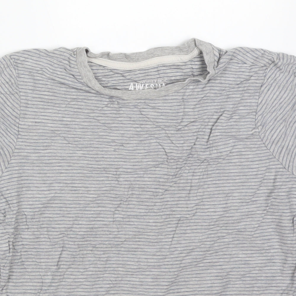 F&F Boys Multicoloured Striped  Basic T-Shirt Size 10-11 Years
