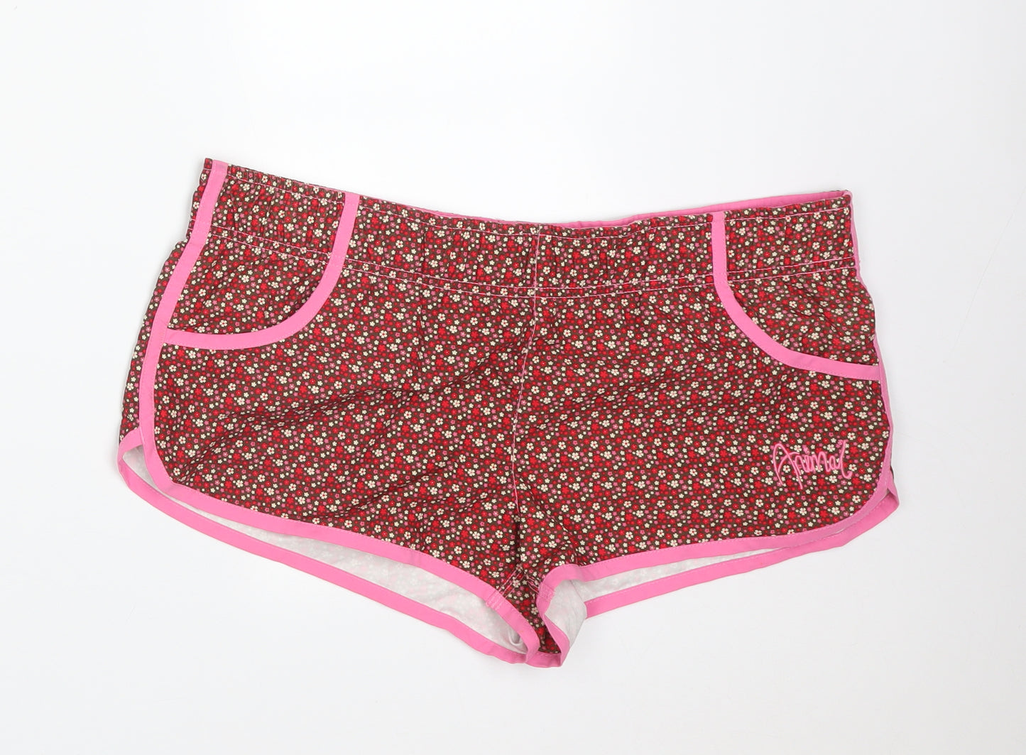 Animal Womens Multicoloured Floral  Hot Pants Shorts Size 12