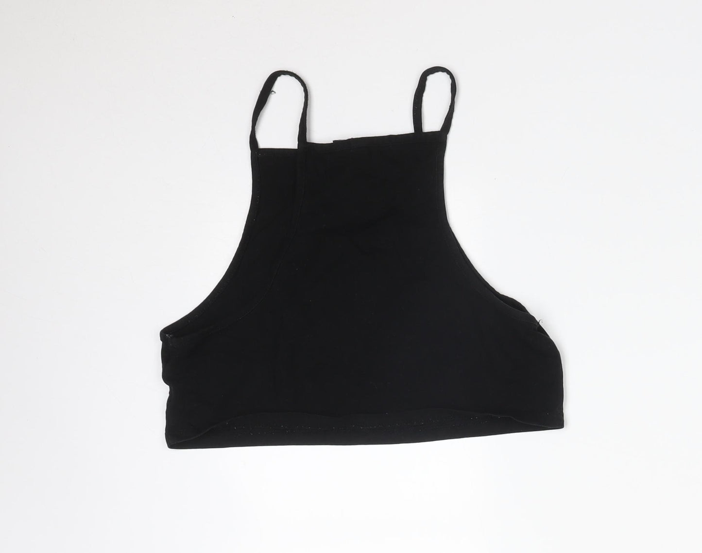 Boohoo Womens Black   Camisole T-Shirt Size 12