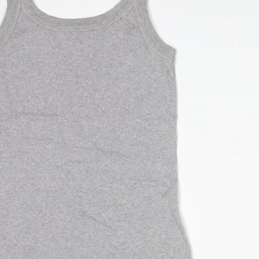 M&S Womens Grey   Basic Tank Size M