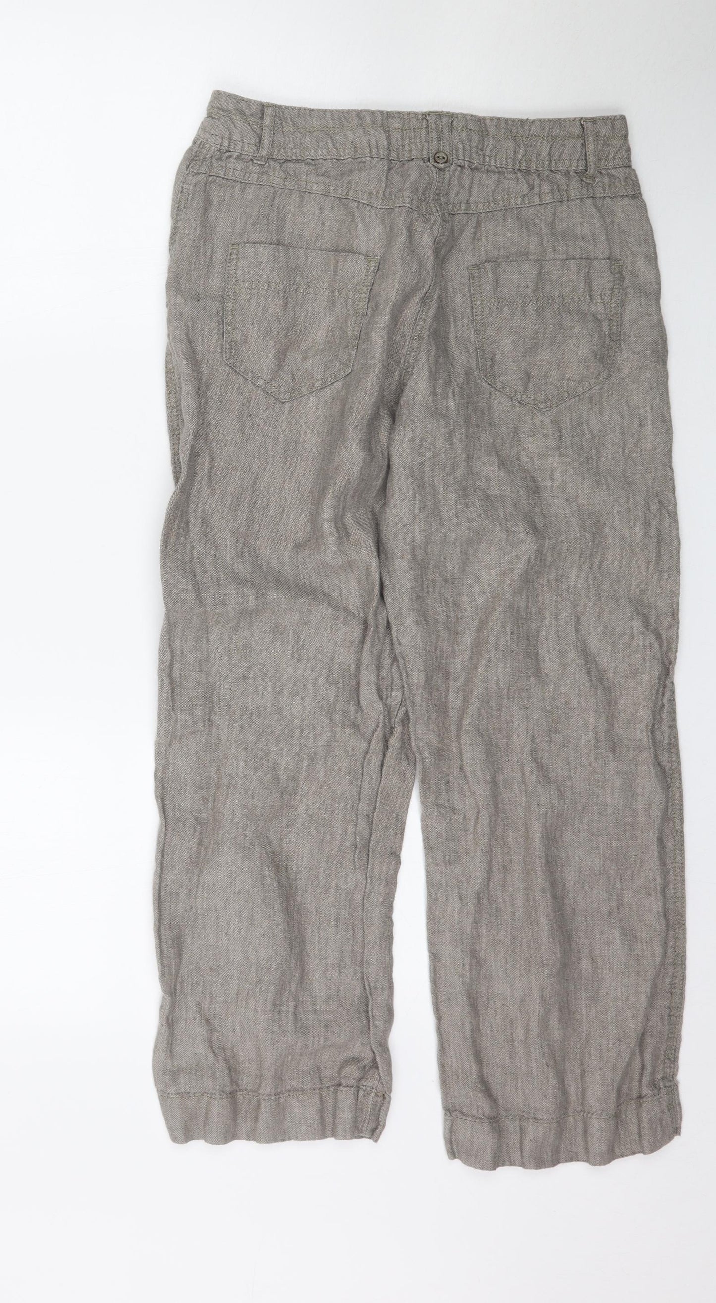 George Womens Grey   Trousers  Size 10 L27 in