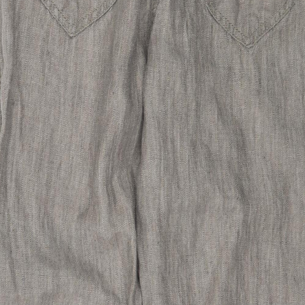 George Womens Grey   Trousers  Size 10 L27 in